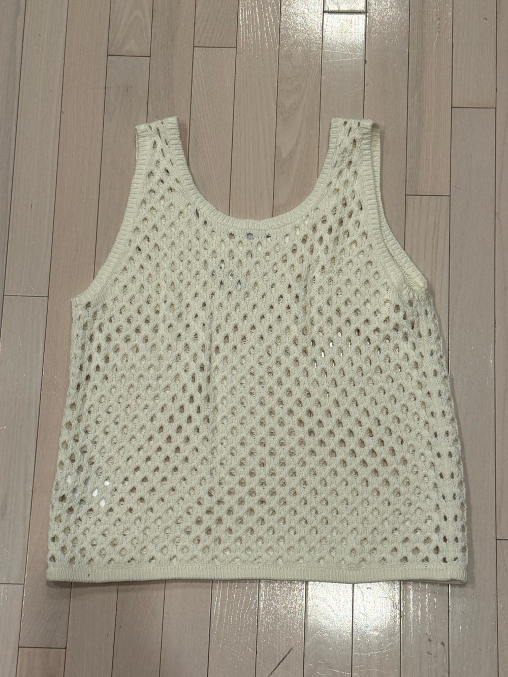 Madewell White Crochet Tank Top - Picture 2 of 3
